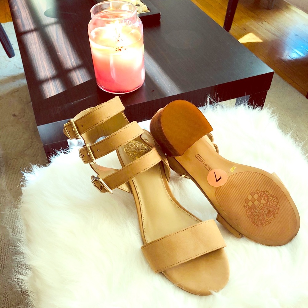 Vince Camuto Harington Leather Sandals - SOLD